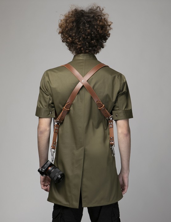 PHOTOGRAFER STRAPS BROWN LEATHER